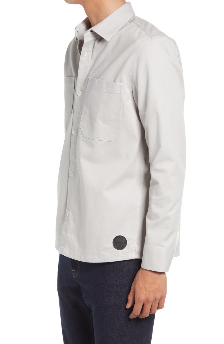 Ted Baker London Leytun Cotton Twill Shacket, Alternate, color, 