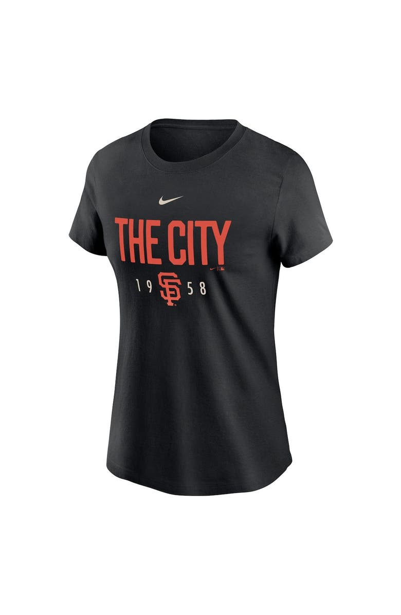 Nike Women's Nike Black San Francisco Giants Local Team T-Shirt, Alternate, color, 