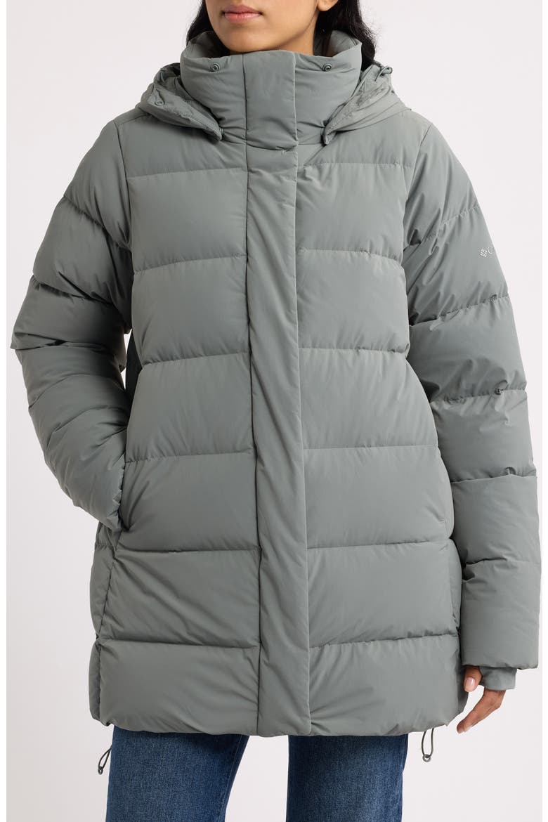Amaze Puff 650 Fill Power Down Hooded Jacket, Alternate, color, SEDONA SAGE