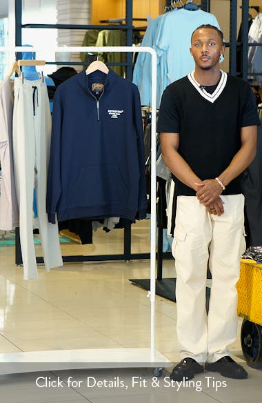 Johnny Bigg Authentic Half-Zip Graphic Sweatshirt (Men) | Nordstromrack