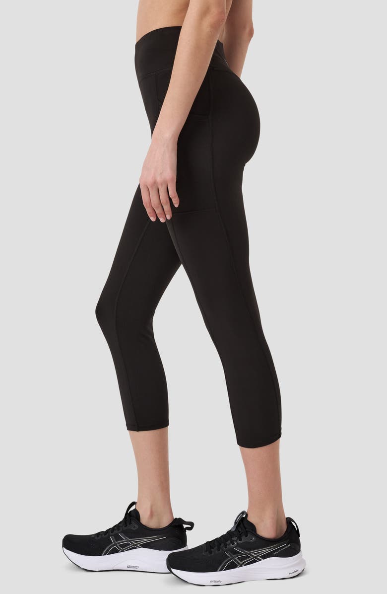 RM Rebecca Minkoff High Waist Crop Leggings, Alternate, color, Black