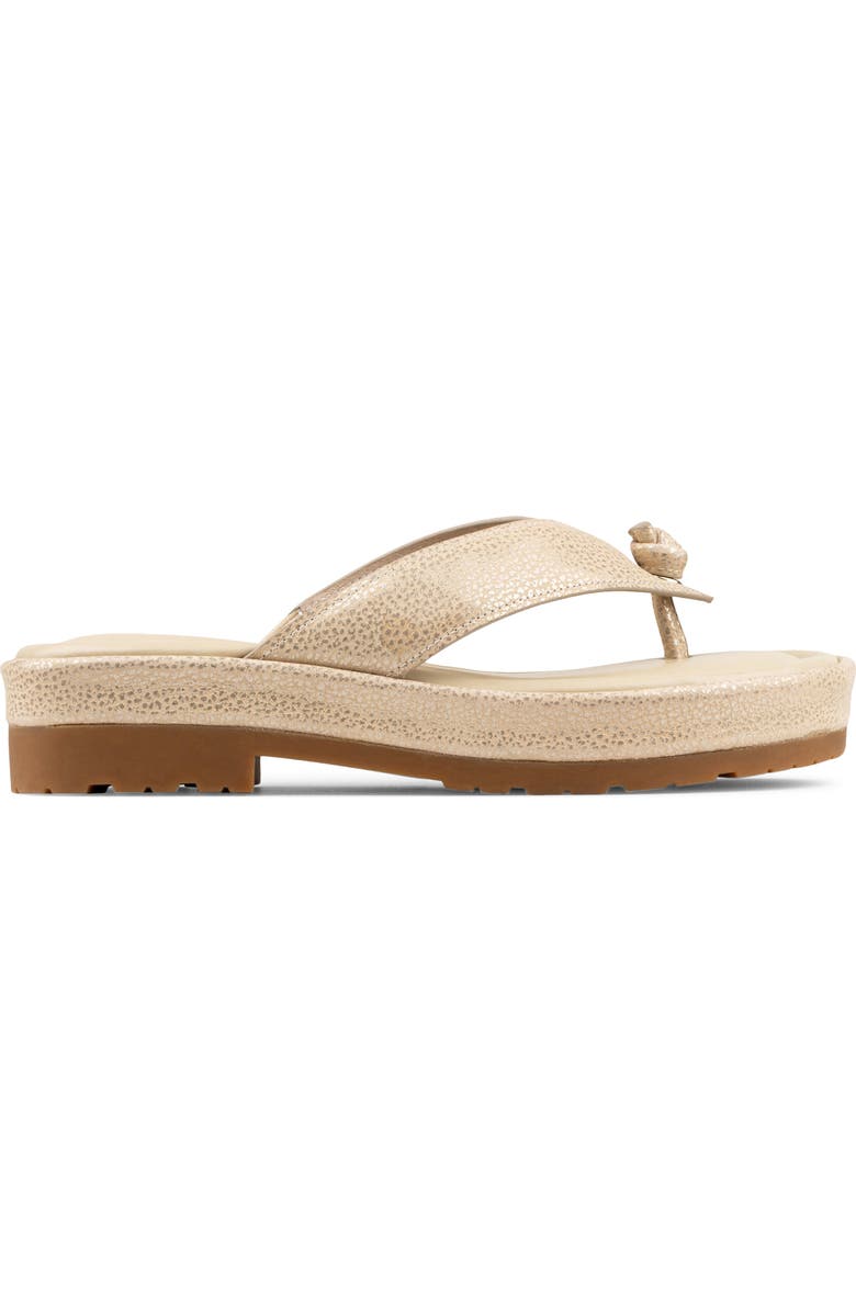 Donald Pliner Samiya Platform Flip Flop, Alternate, color, Platinum