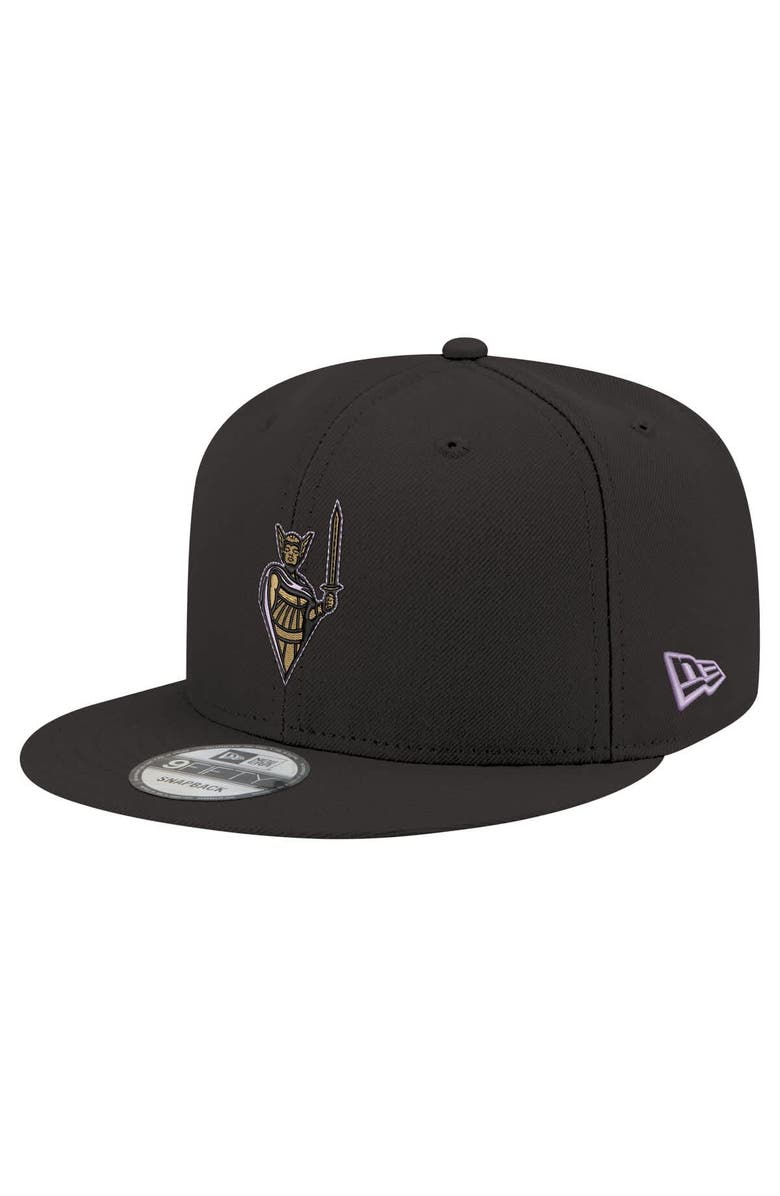 New Era Unisex New Era Eclipse Black Golden State Valkyries Logo 9FIFTY Snapback Hat, Main, color, Eclipse Black