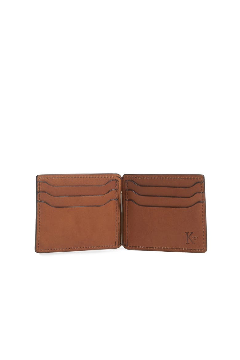 Spencer Leather Money Clip Wallet, Alternate, color, Espresso