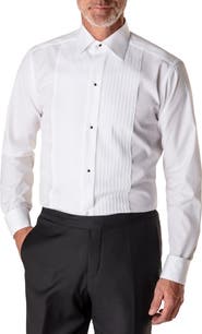 Eton Contemporary Fit Pleated Bib Tuxedo Shirt