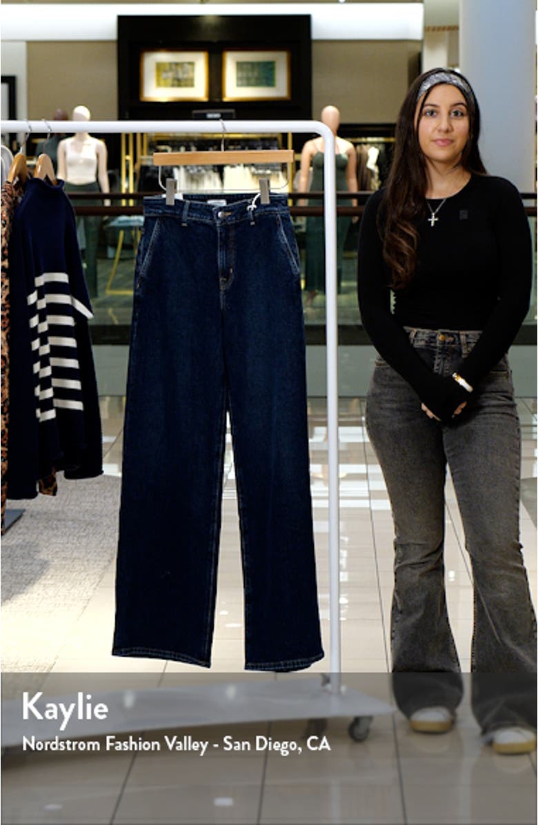 High Waist Wide Leg Jeans, sales video thumbnail