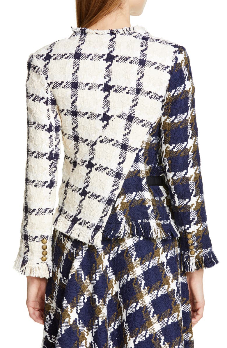 MONSE Two Tone Tweed Jacket, Alternate, color,