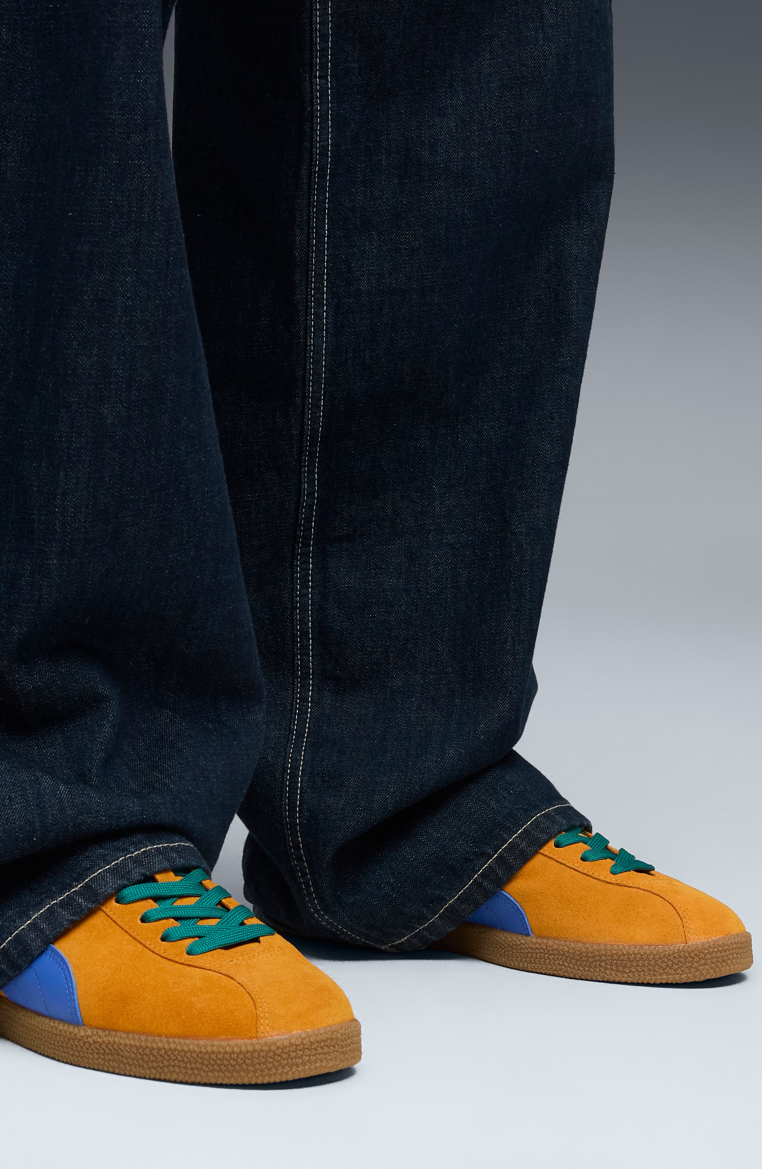 PUMA Brasil Sneaker, Alternate, color, Dark Poppy/ Mountain Blue