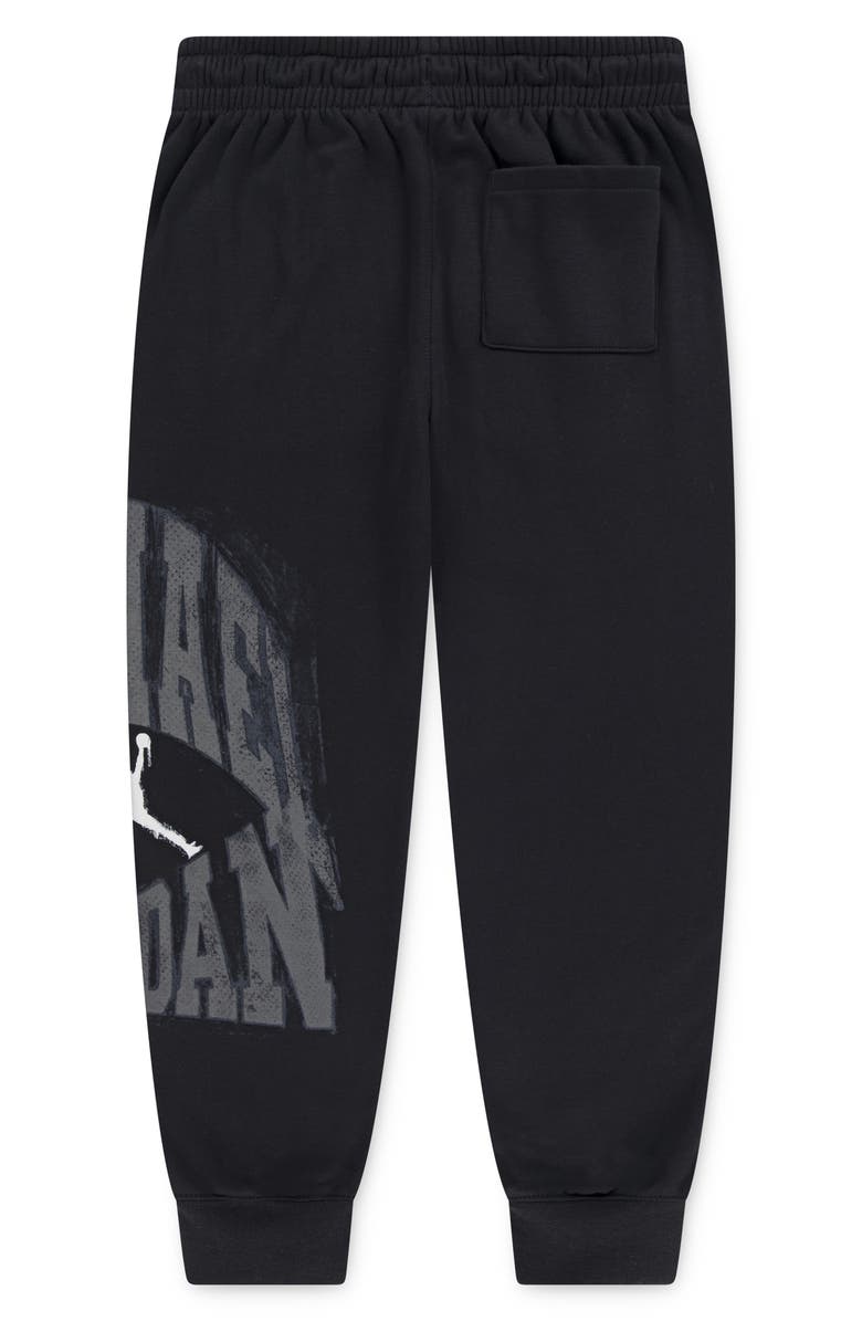 Jordan Kids' Jumpman Fleece Graphic Joggers, Alternate, color, Black
