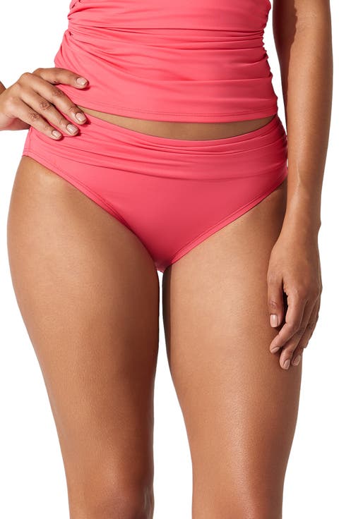 'Pearl' High Waist Bikini Bottoms