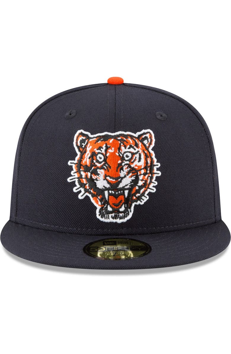 New Era Men's New Era Navy Detroit Tigers Cooperstown Collection Wool 59FIFTY Fitted Hat, Alternate, color, Navy