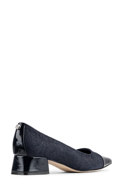 Donald Pliner Cap Toe Pump In Blue