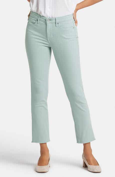 NYDJ Sheri Frayed Hem Slim Jeans
