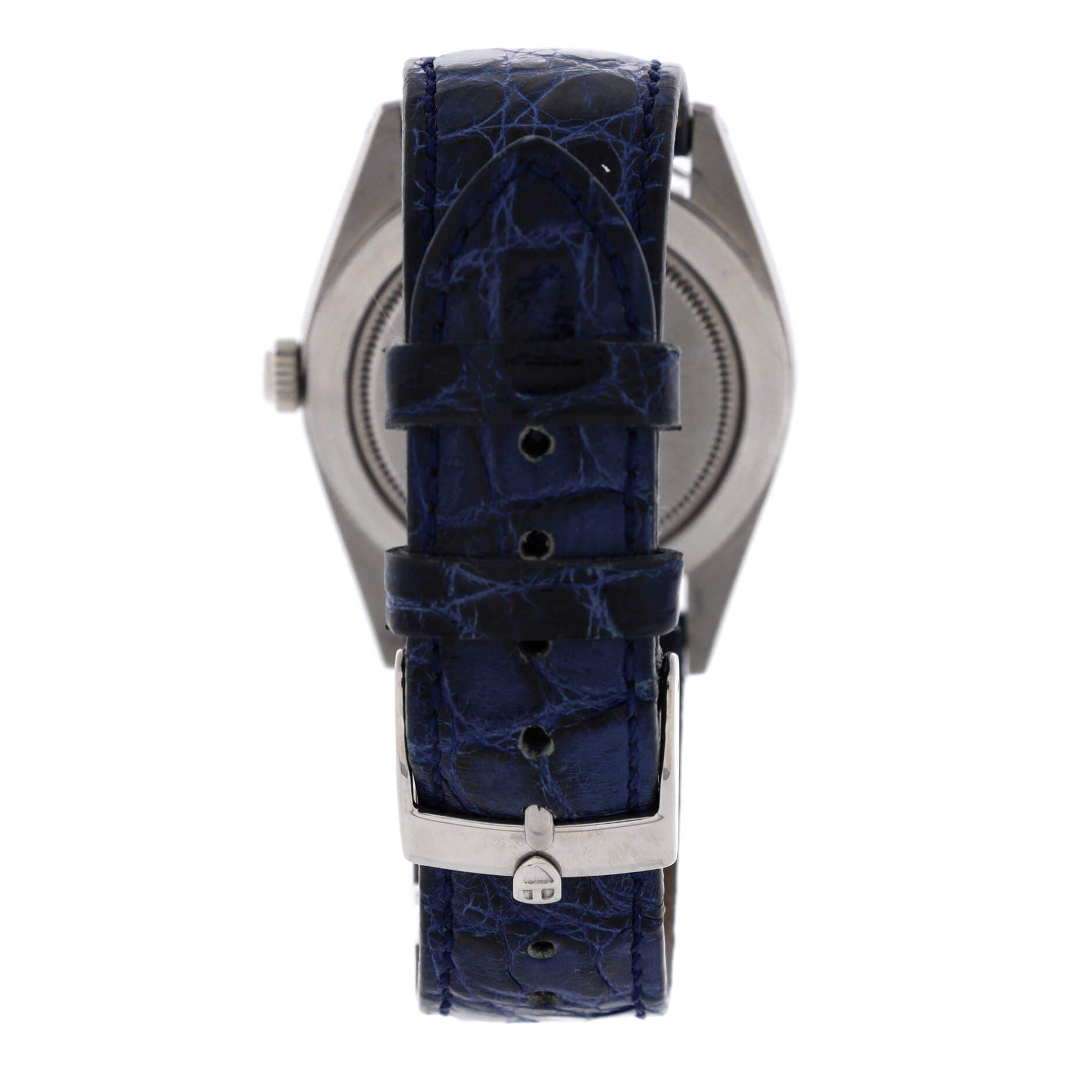 Prince Day-Date Automatic Watch Stainless Steel and Alligator 36, Alternate, color, Metallic Silver
