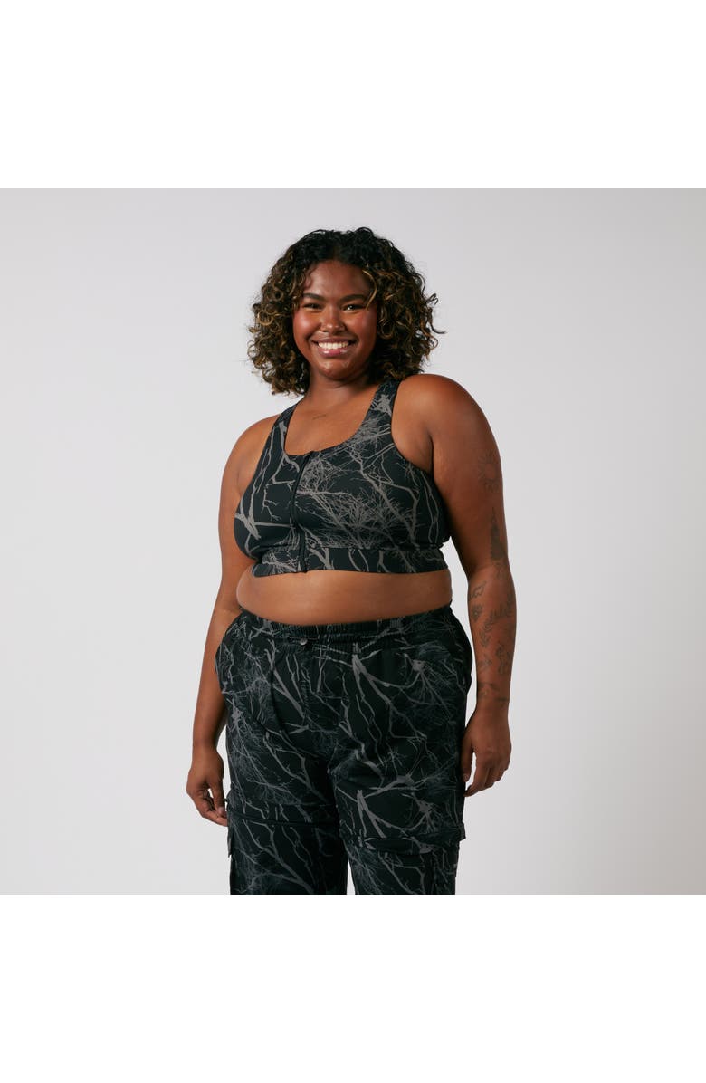 TomboyX Full Zip Racerback Bra, Main, color, Back To Roots