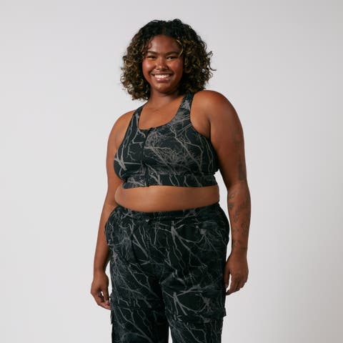 Full Zip Racerback Bra