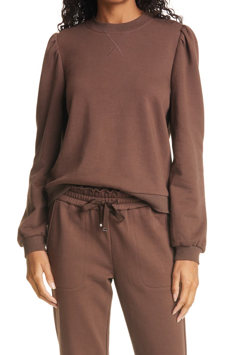 CAMI NYC Roberta Puff Sleeve Sweatshirt, Main, color,