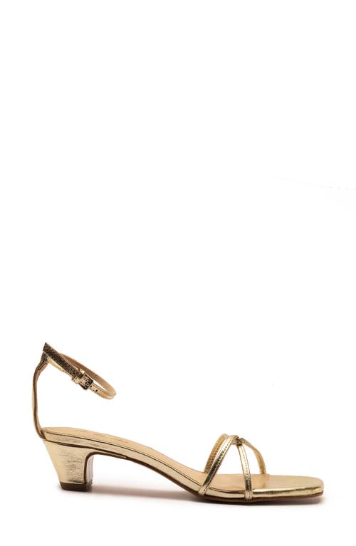 Off The Hook London Holborn Block Heel Sandal In Neutral