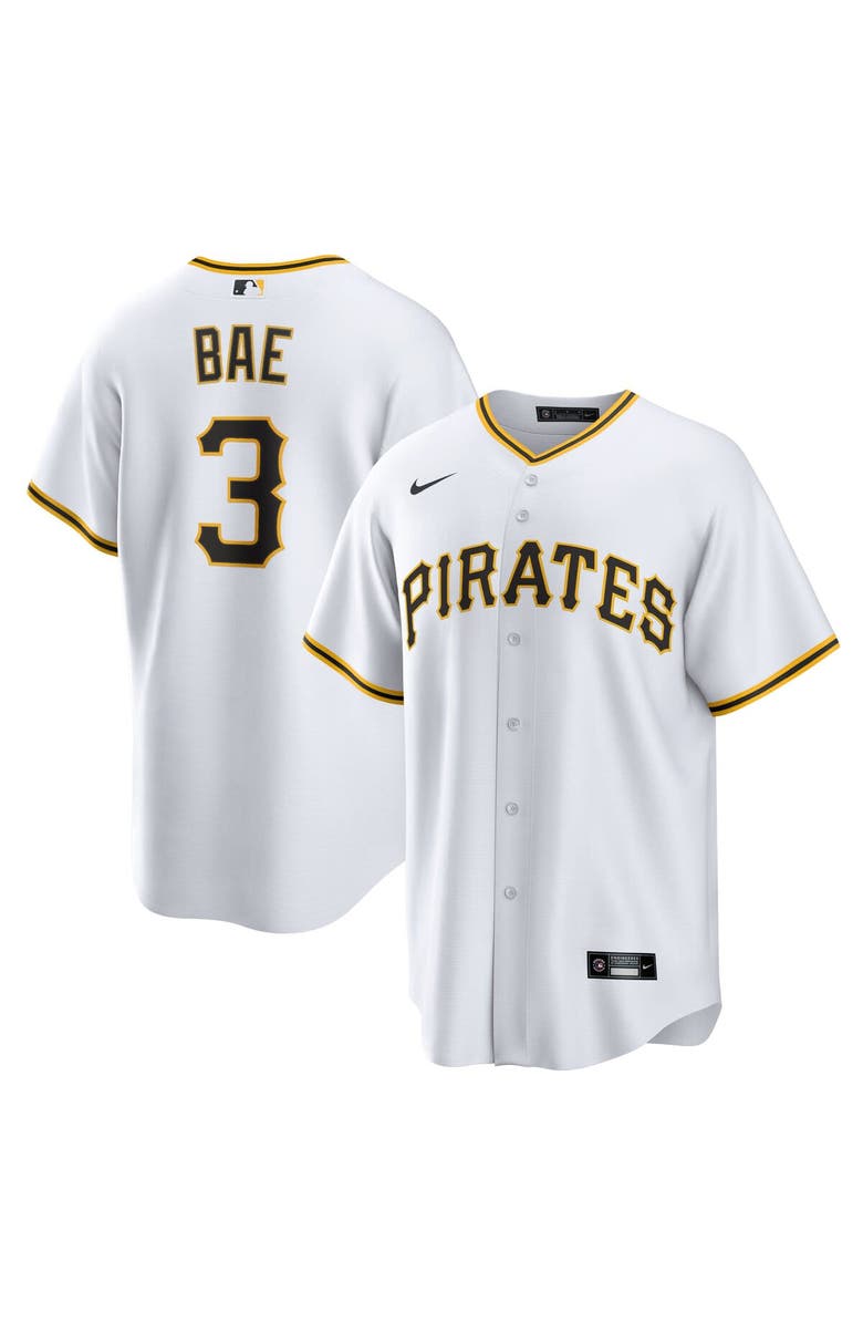 Nike Men's Nike Ji-Hwan Bae White Pittsburgh Pirates Replica Player Jersey, Main, color, White