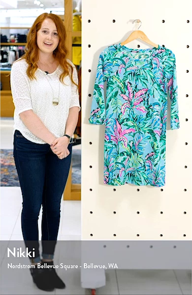 Linden Pima Cotton Shift Dress, sales video thumbnail