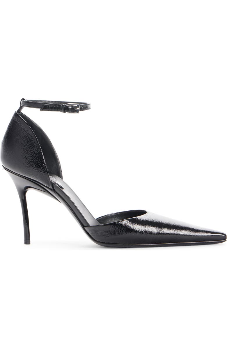 Alaïa Ankle Strap d'Orsay Pump, Alternate, color, Noir