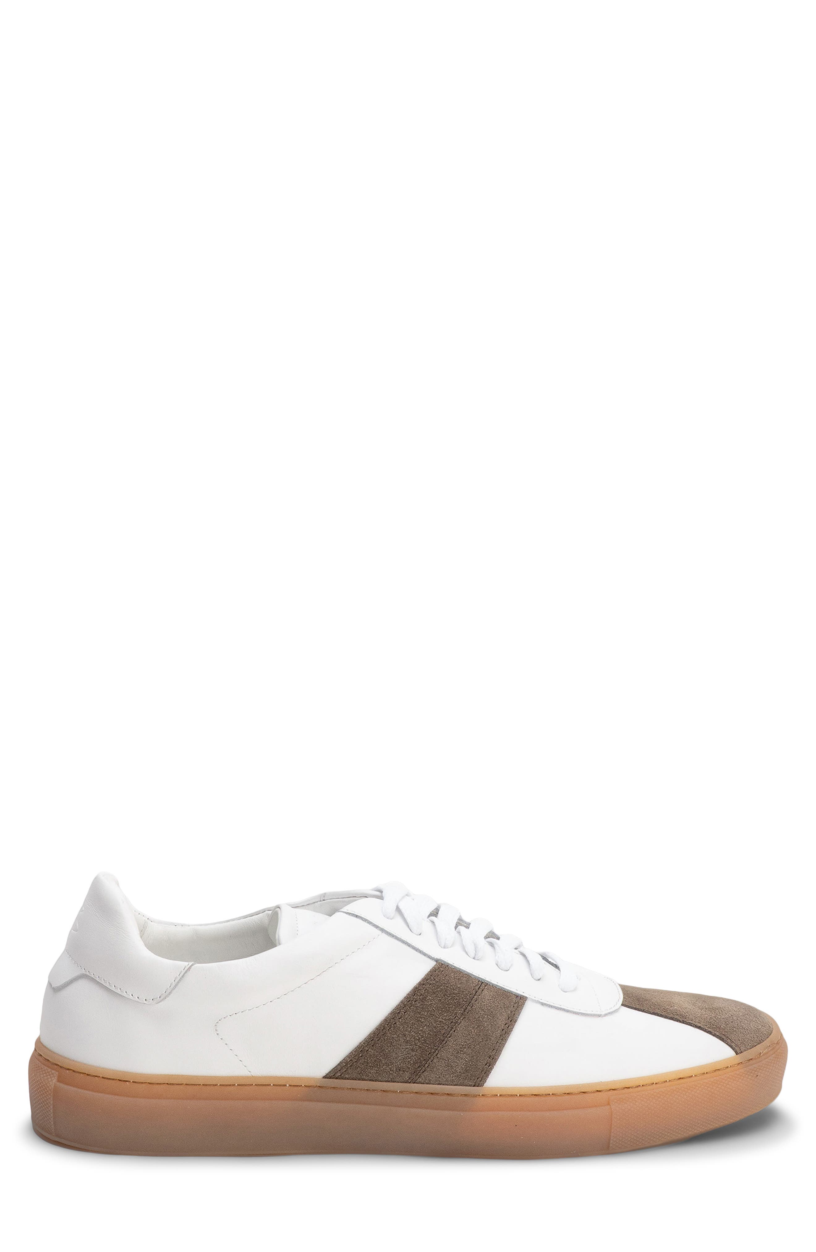 Robert Barakett Dalton Stripe Sneaker, Alternate, color, Tobacco