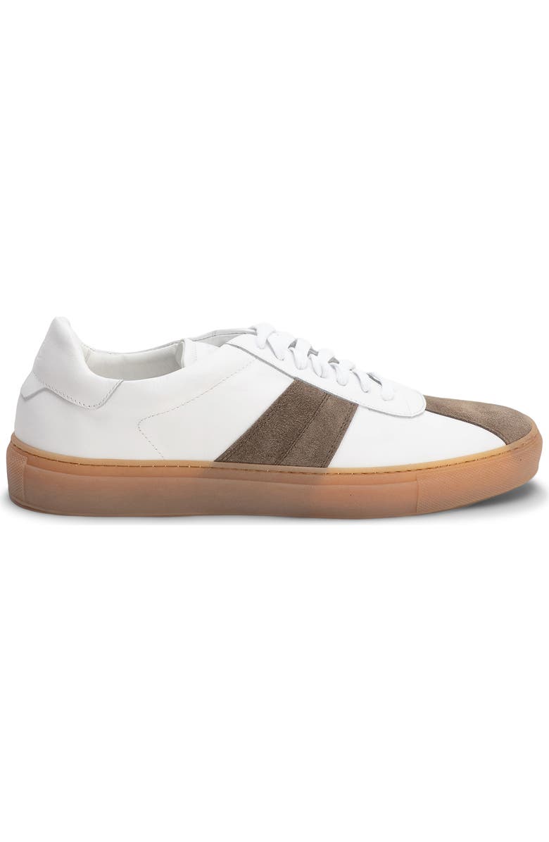 Robert Barakett Dalton Stripe Sneaker, Alternate, color, Tobacco