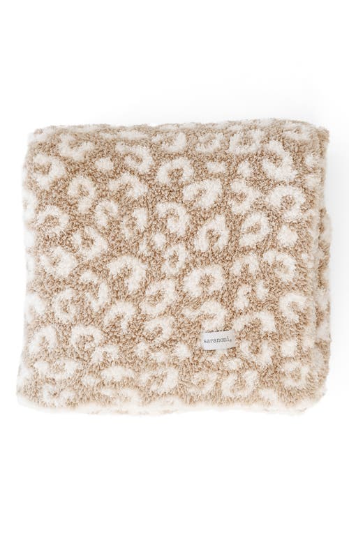 Saranoni Bamboni Toddler Blanket In Brown