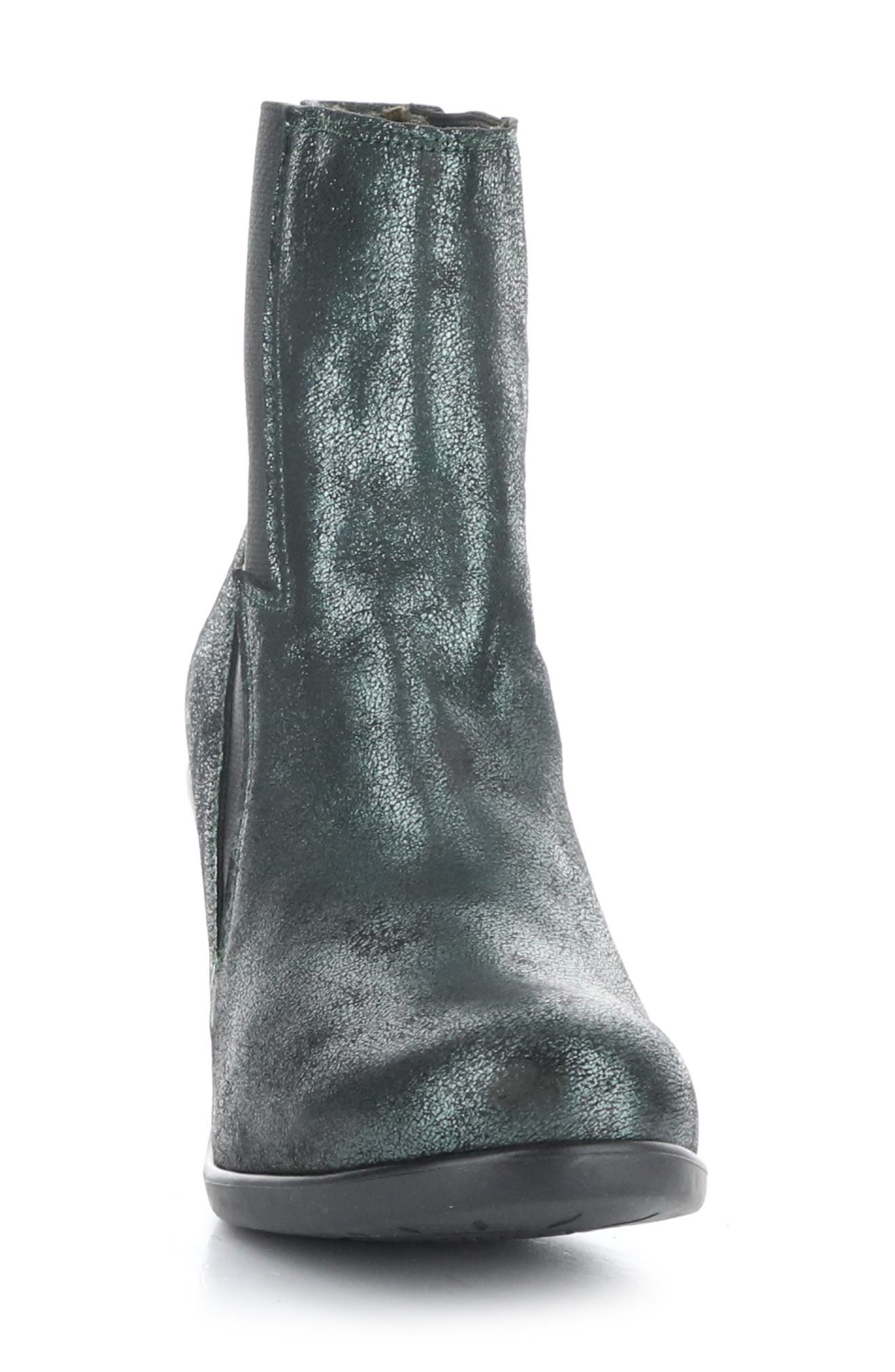 Fly London Kimi Chelsea Boot, Alternate, color, 002 Dark Green Anya