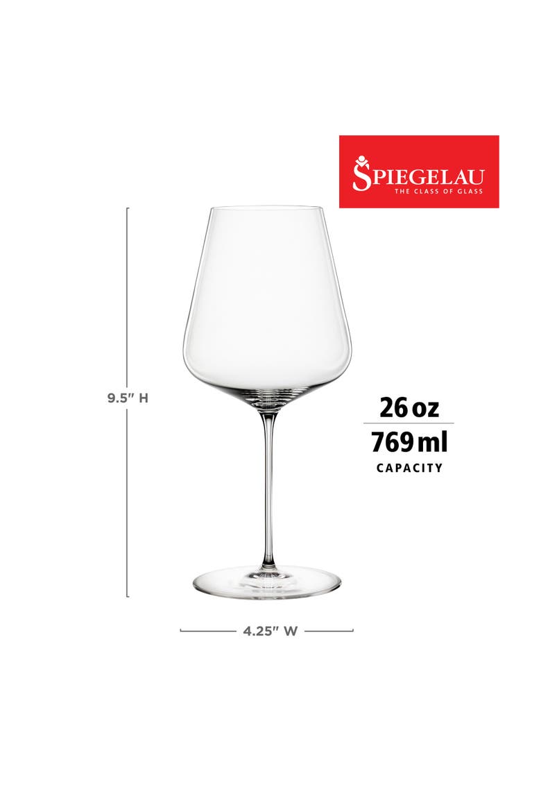 Definition Bordeaux Wine Glass Set of 2, Alternate, color, Clear