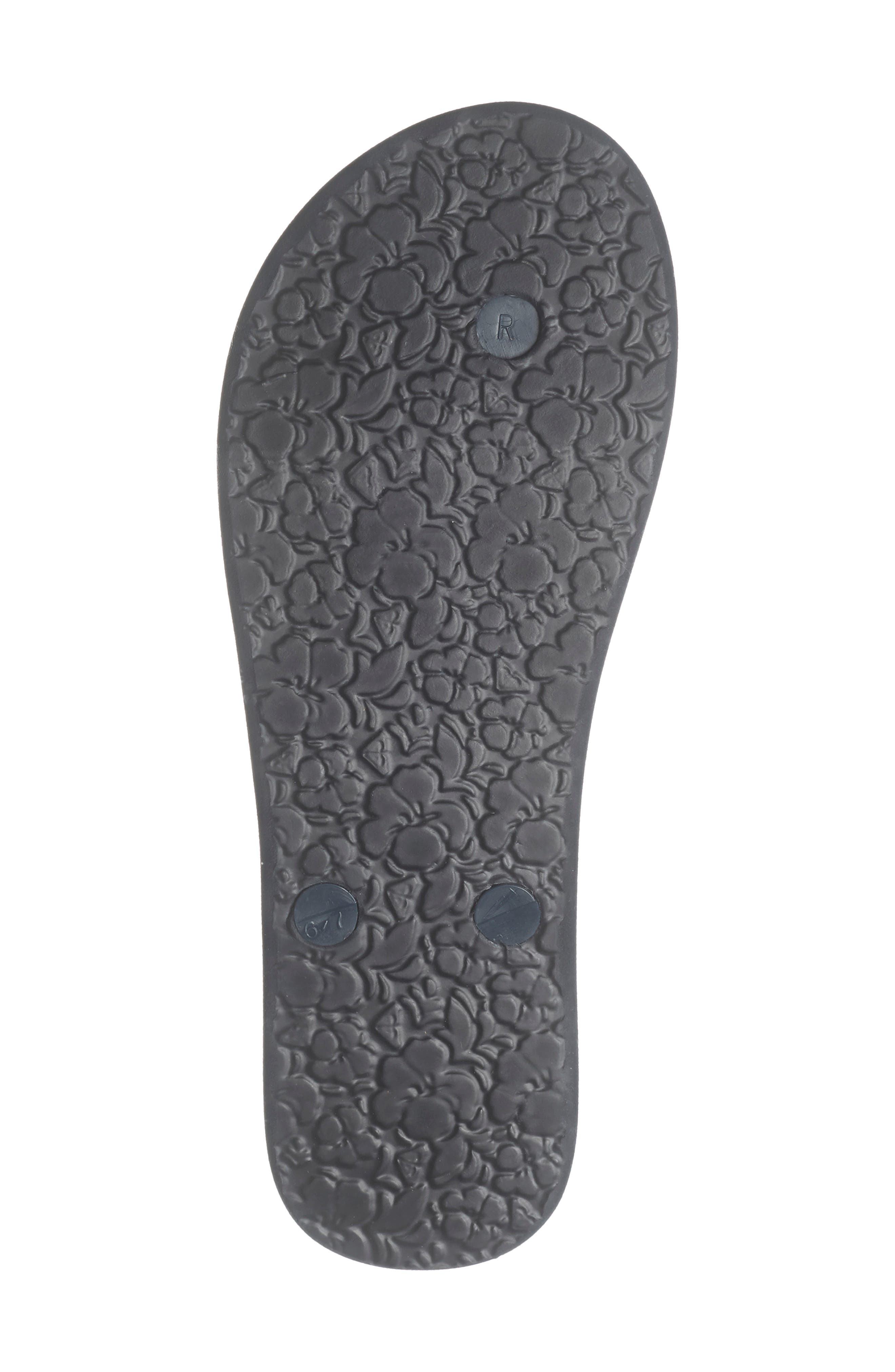 Roxy Tahiti VII Flip Flop, Alternate, color, Navy Overflow