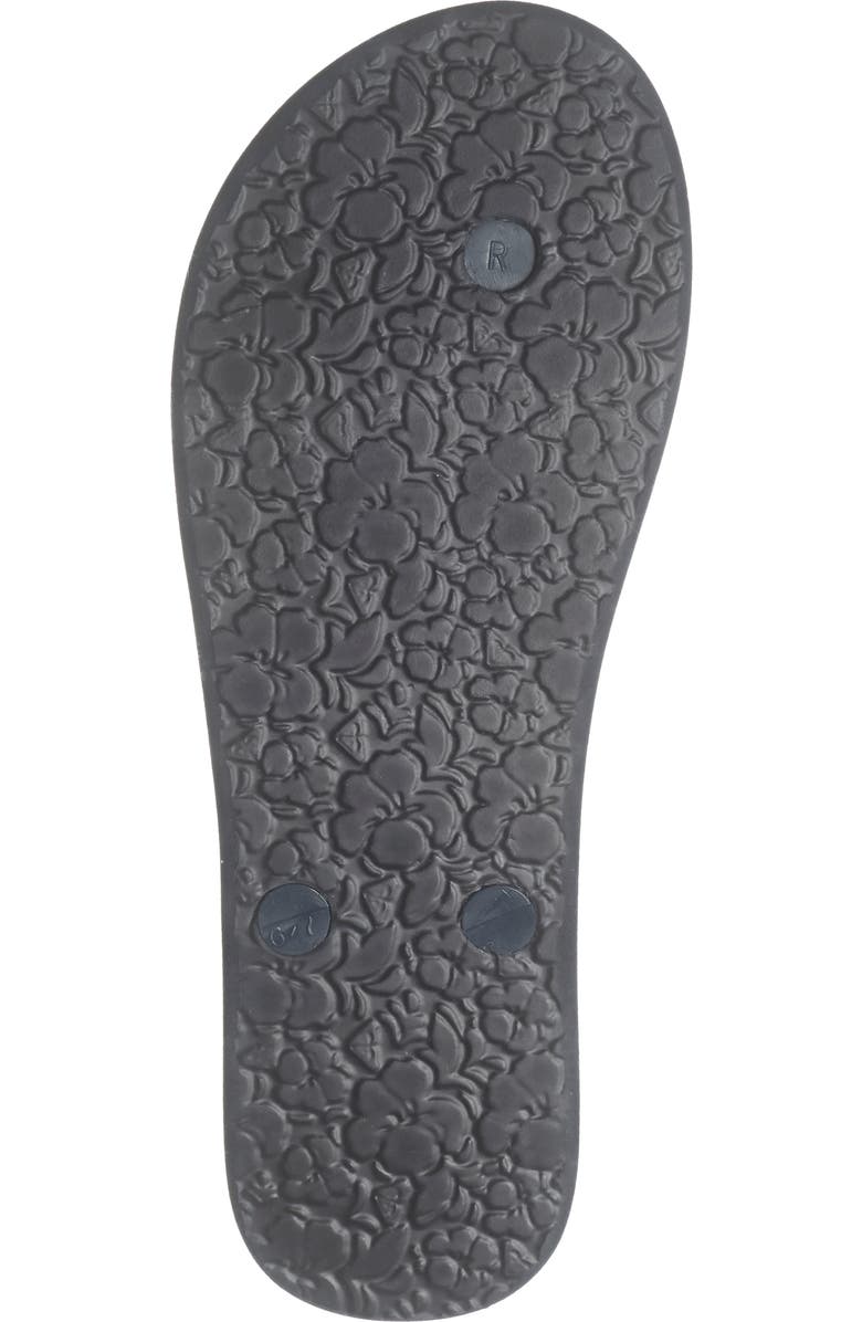 Roxy Tahiti VII Flip Flop, Alternate, color, Navy Overflow