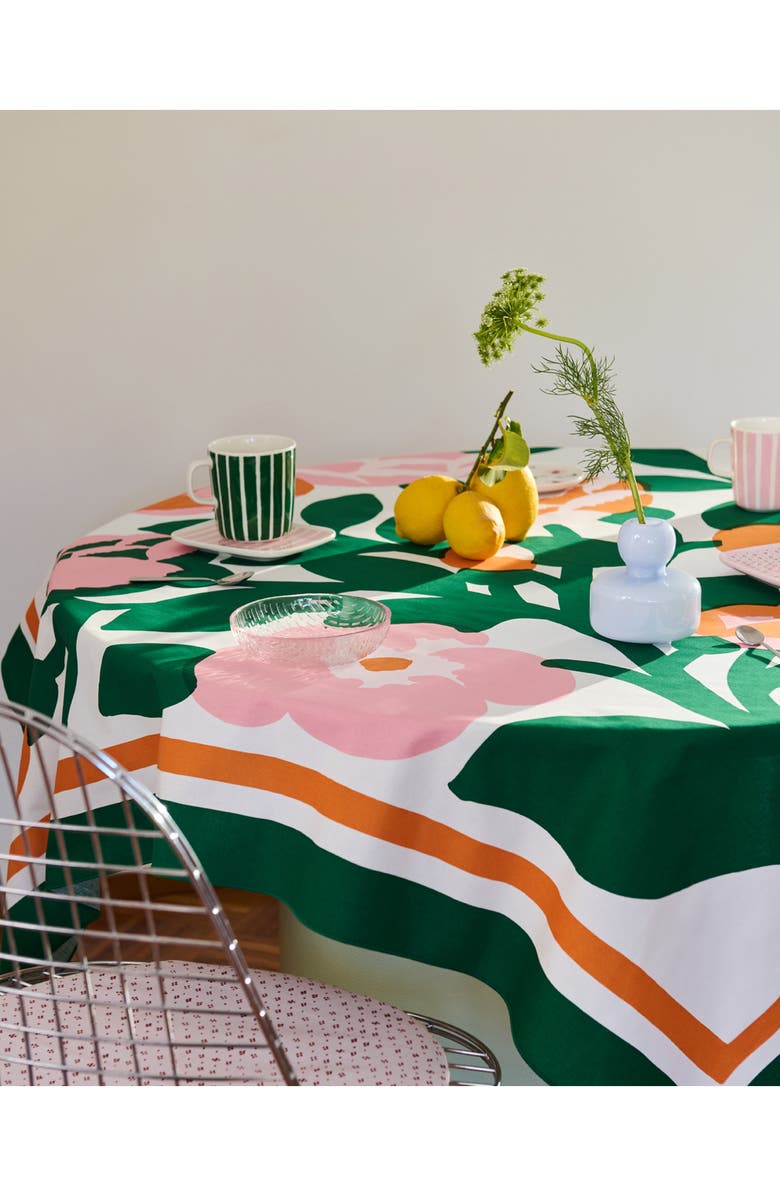 Marimekko Pieni Green Green Tablecloth, Alternate, color,
