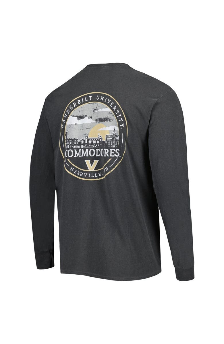 IMAGE ONE Men's Black Vanderbilt Commodores Circle Campus Scene Long Sleeve T-Shirt, Alternate, color, 