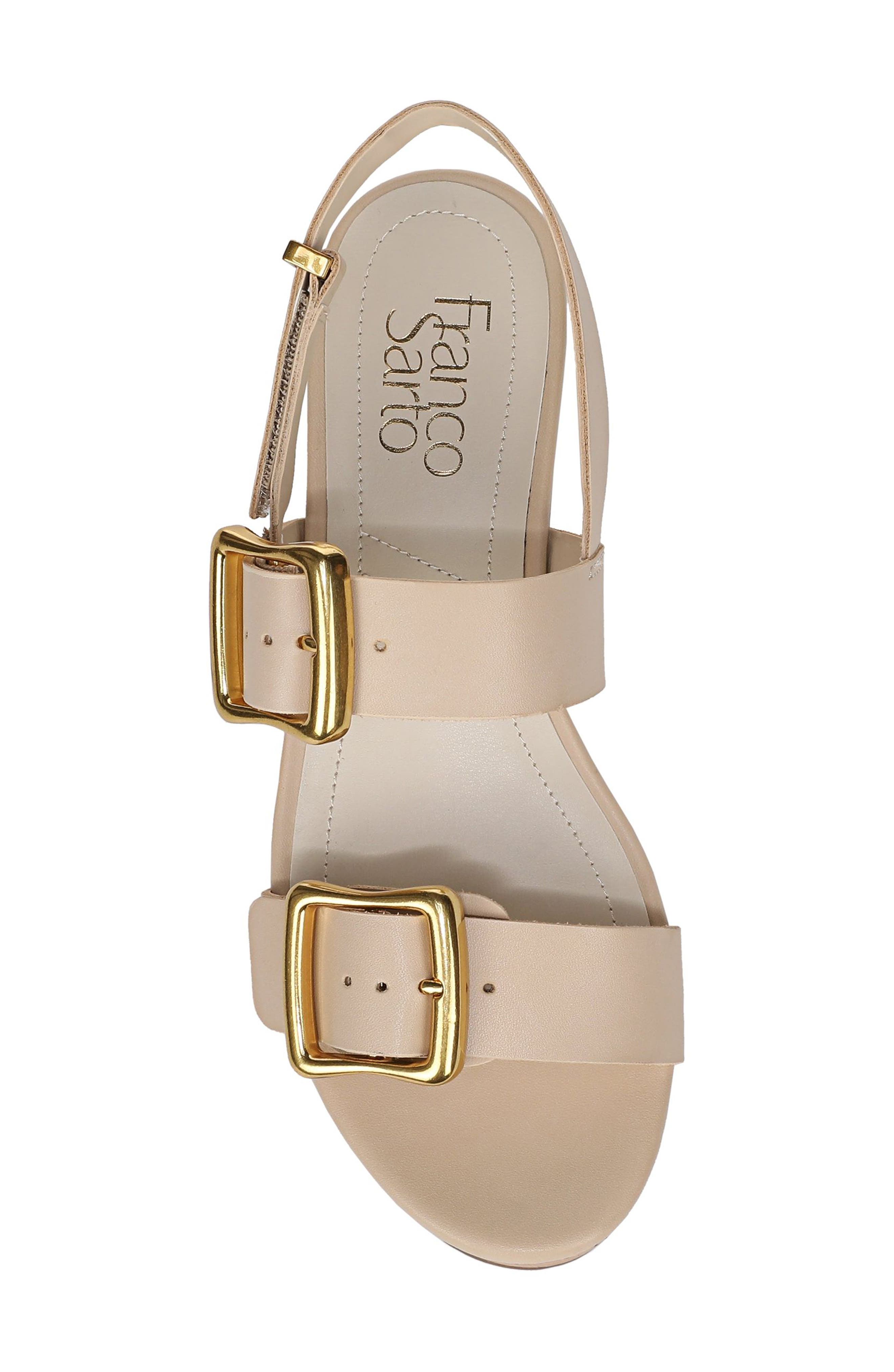 Franco Sarto Paizlee Platform Wedge Sandal, Alternate, color, Linen Beige Faux Leather