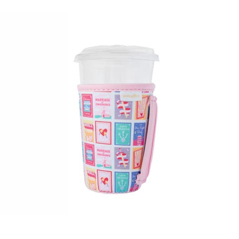 Rom Com Book Themed Beverage Sleeves