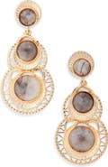 Tasha Faux Stone Drop Earrings