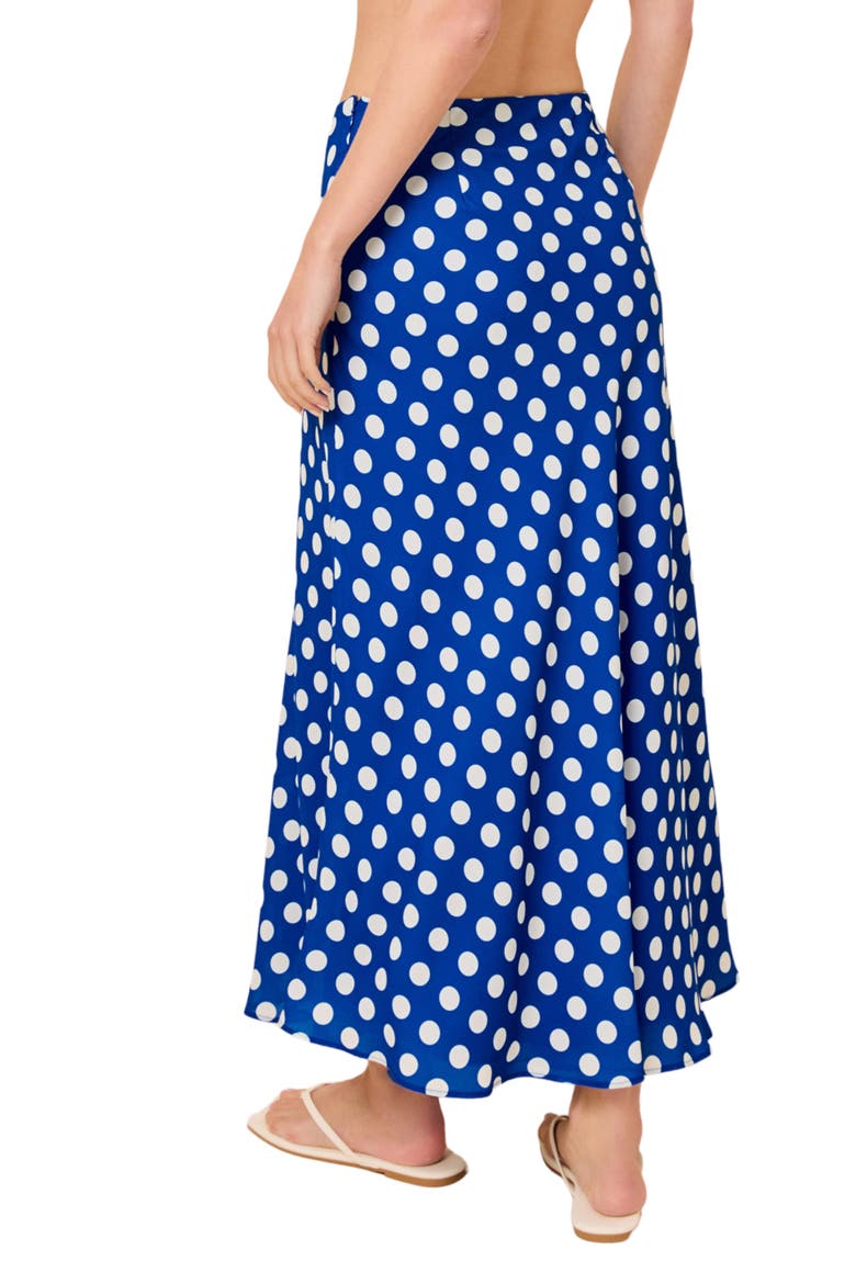 The Selma Dot Maxi Skirt, Alternate, color, OLYMPIAN BLUE POLKA DOT