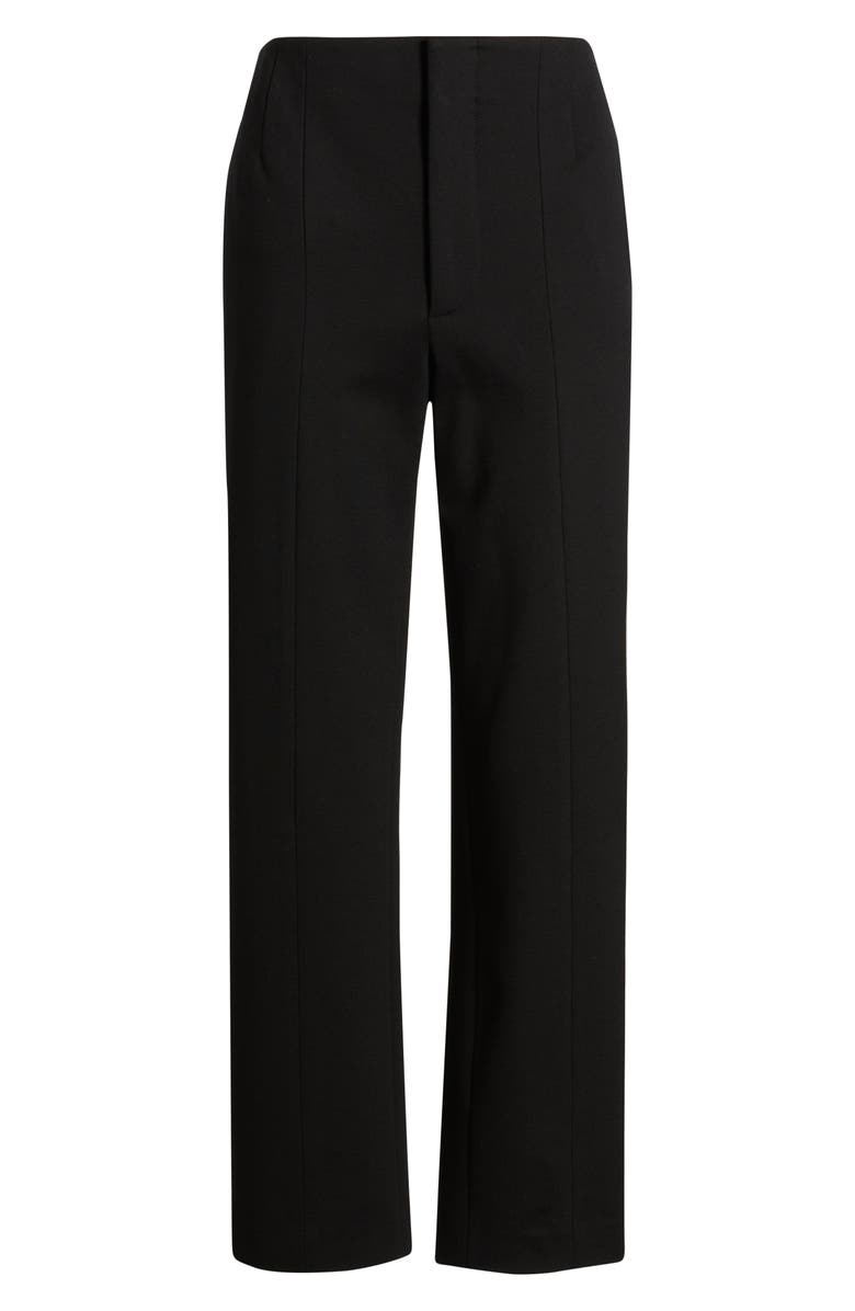 FRAME Le Sleek Ankle Straight Leg Pants, Alternate, color, Black