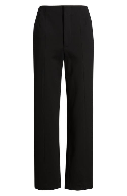 Frame Le Sleek Ankle Straight Leg Pants In Black
