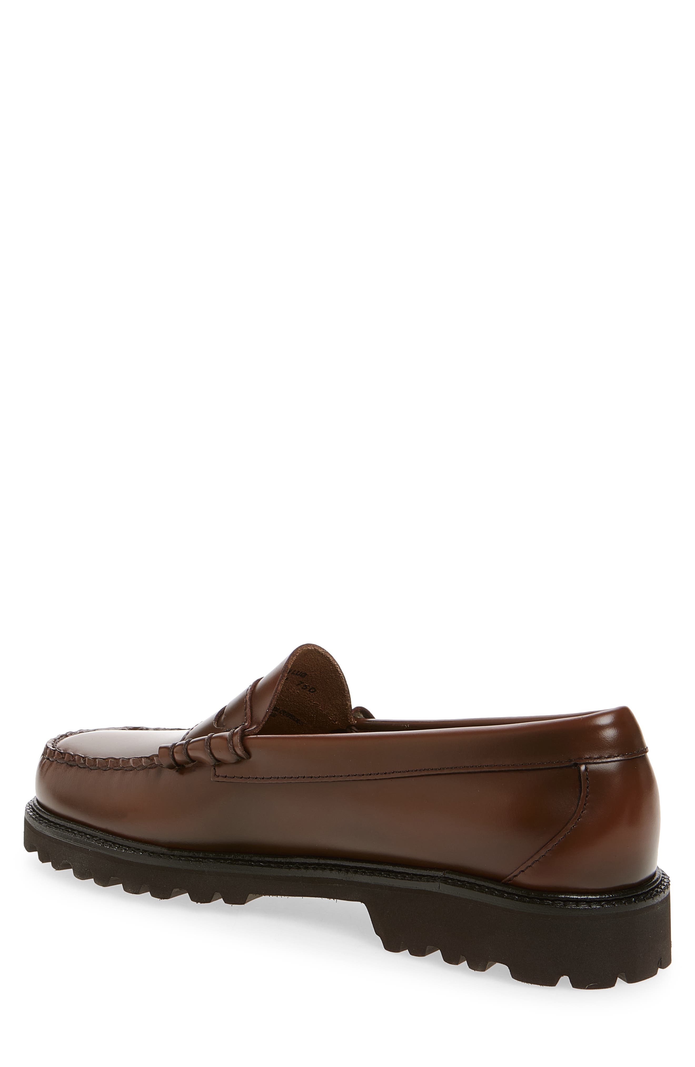 Layton Leather Penny Loafer, Alternate, color, MELON