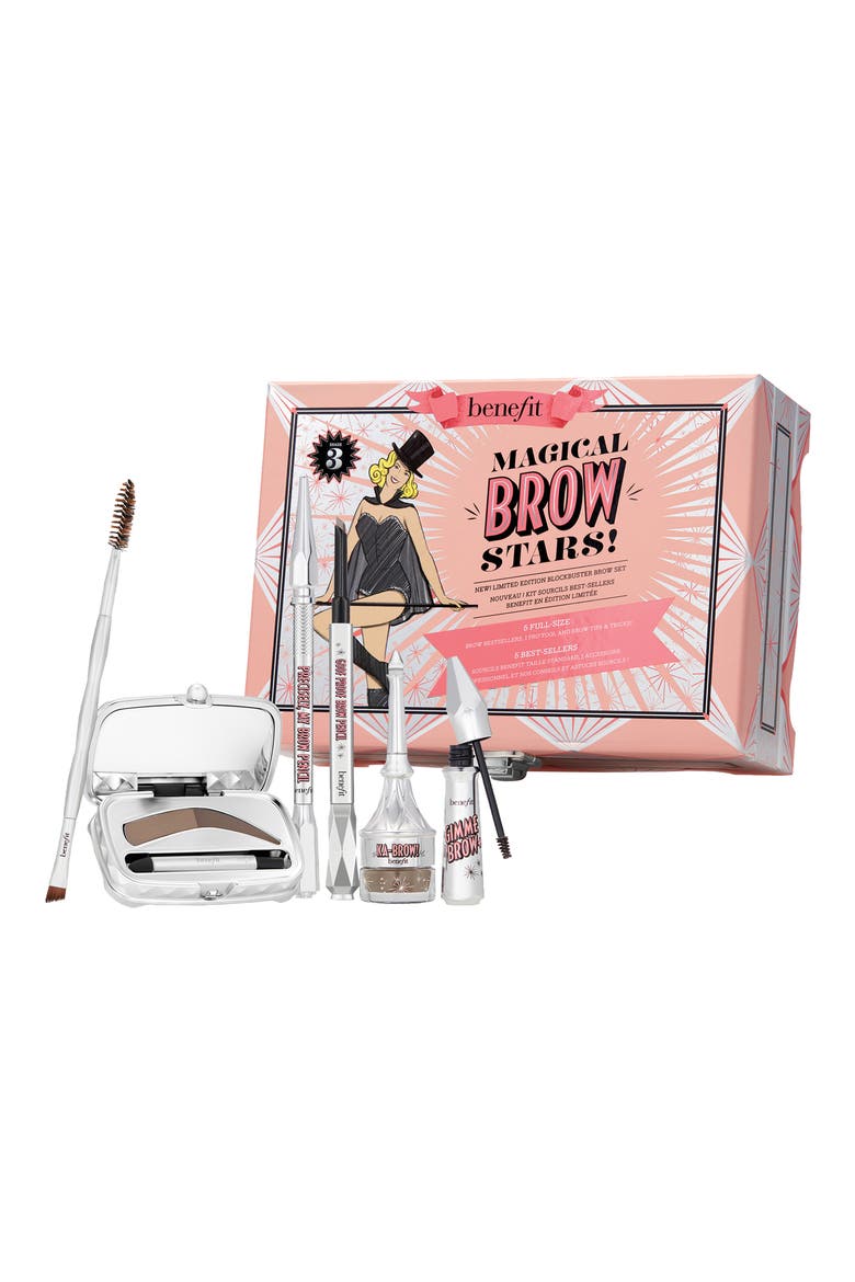Benefit Magical Brow Stars Set (Limited Edition), Main, color, 03 LIGHT WARM BROWN