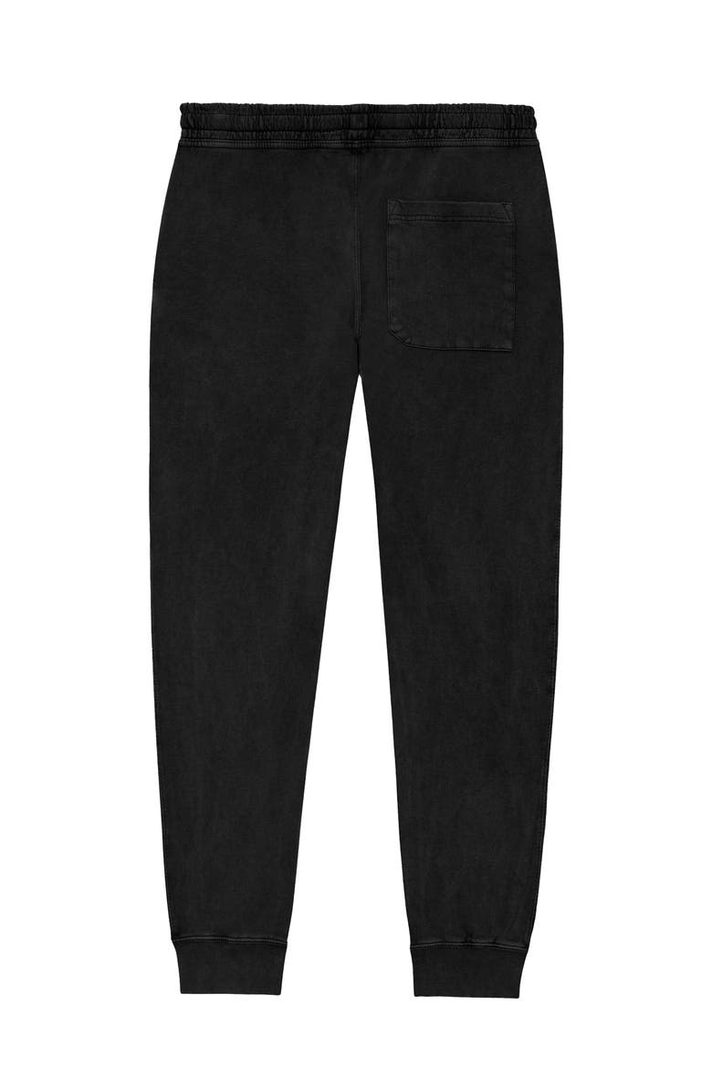 Mens Astronaut Midweight Washed Jogger Pant, Alternate, color, Black