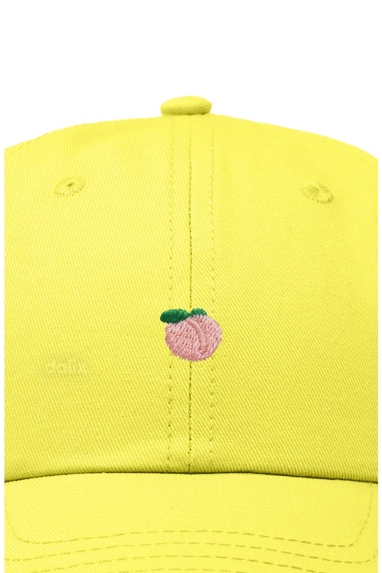 Lil Peach Dad Cap, Alternate, color, Yellow