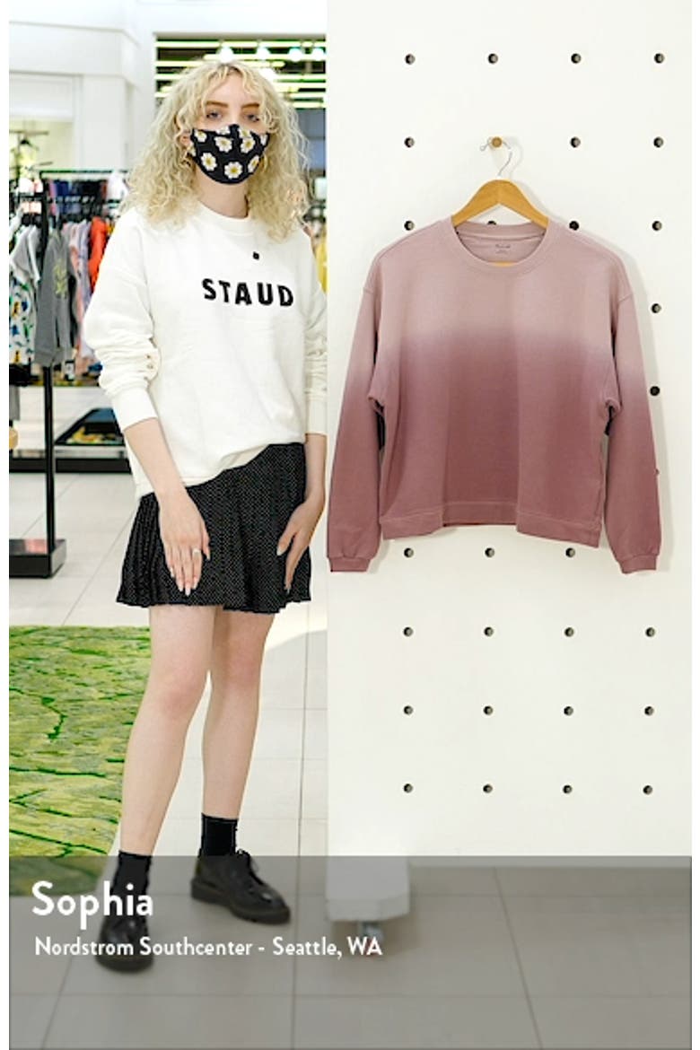 Dip Dye (Re)sourced Cotton Swing Sweatshirt video