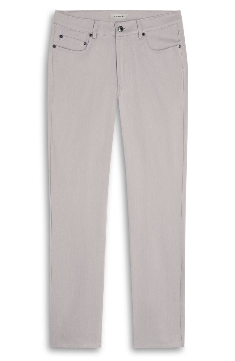 Bugatchi Preston Stretch Linen & Cotton Pants, Main, color, Stone