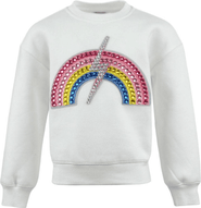Lola + The Boys Gems Rainbow Flash Sweatshirt