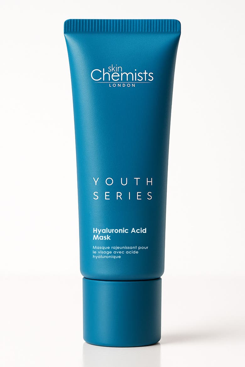 Youth Series 1% Hyaluronic Acid Mask 50ml for Dryness, Fine Lines & Wrinkles, Main, color, White