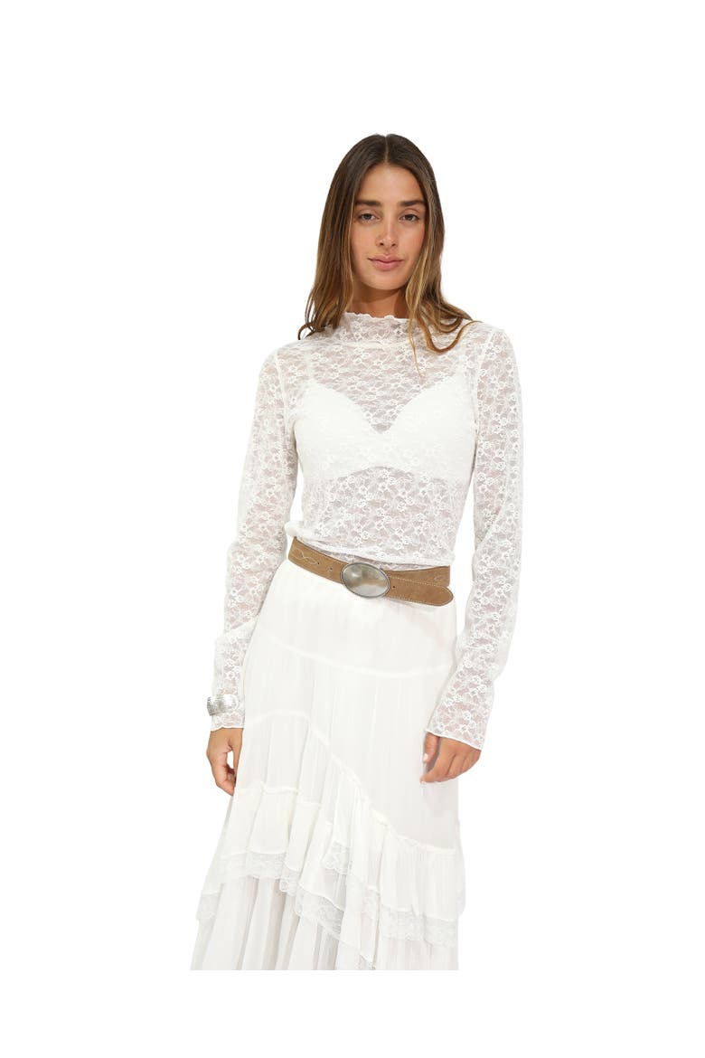 Fairy Girl Lace Top, Alternate, color, Natural