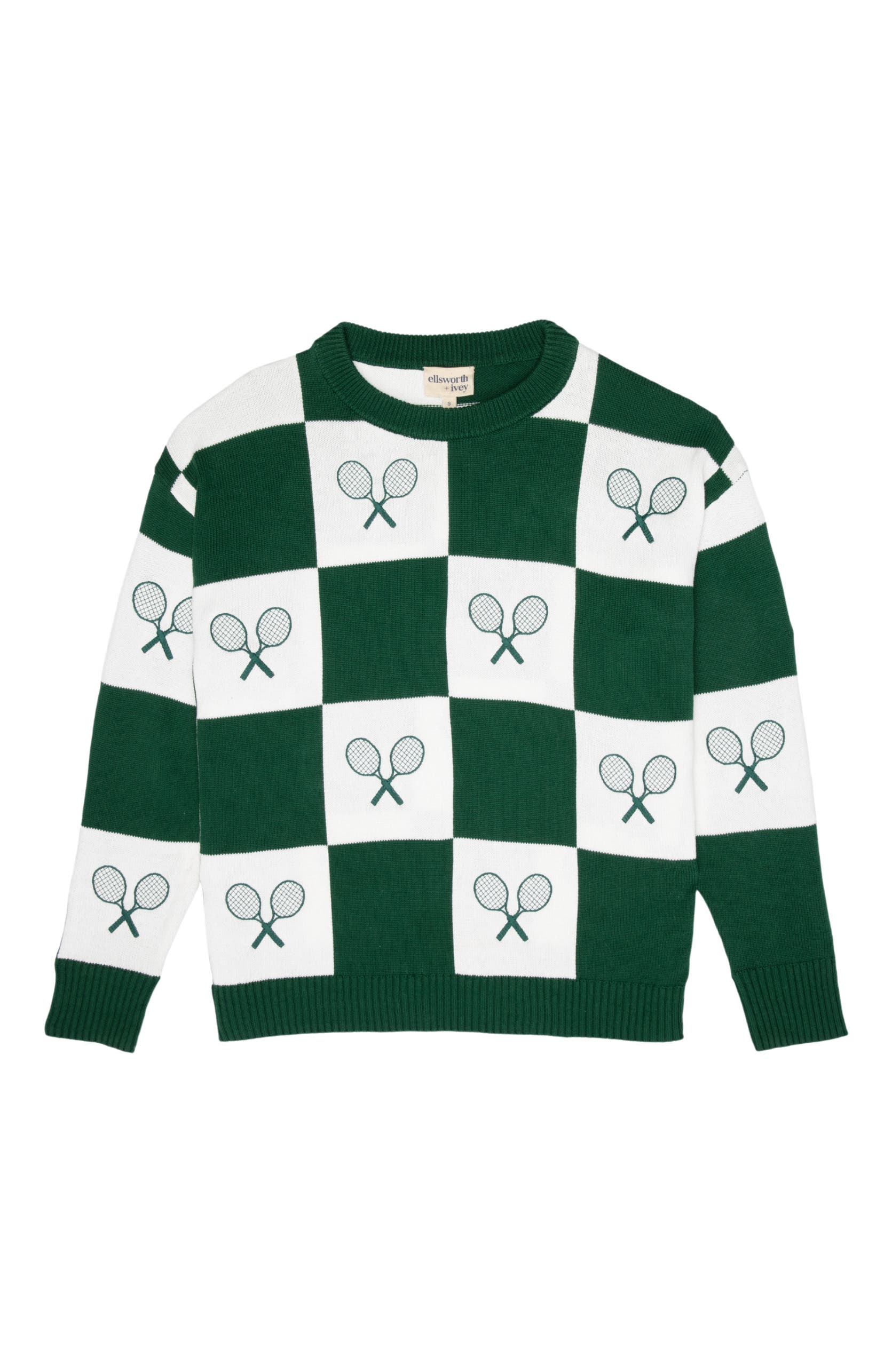 Riley Sweater Checkered Tennis